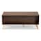 Baxton Studio Edel Mid-Century Modern Walnut Brown and Gold Finished Wood Coffee Table 174-10959-Zoro - alternate 8